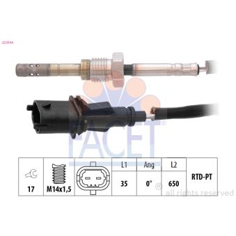 Capteur, température des gaz FACET OEM 51852762