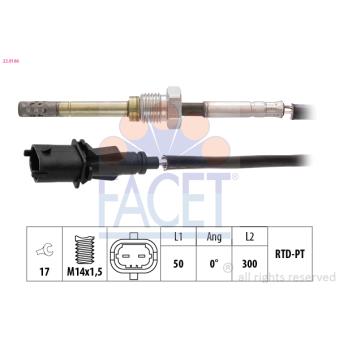 Capteur, température des gaz FACET OEM 137031