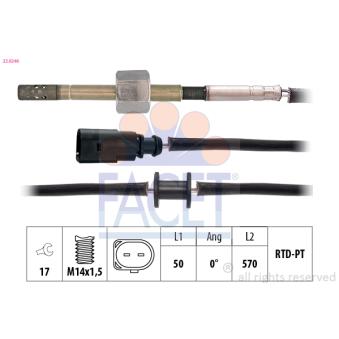 Capteur, température des gaz FACET 22.0246