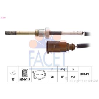 Capteur, température des gaz FACET OEM 059906088M
