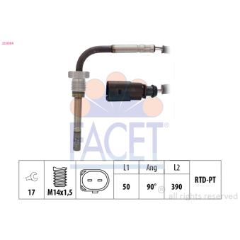 Capteur, température des gaz FACET OEM 059906088BE