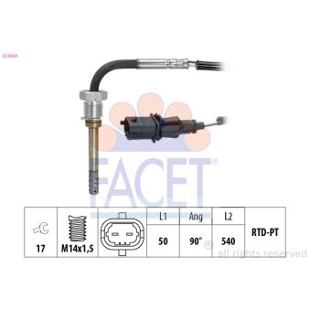 Capteur, température des gaz FACET OEM 51825645