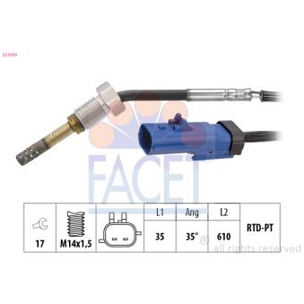 Capteur, température des gaz FACET OEM 5149131AB Capteur, température des gaz FACET OEM 5149131AB