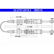 ATE 24.3727-0519.2 - Tirette à câble, frein de stationnement
