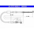 ATE 24.3727-0525.2 - Tirette à câble, frein de stationnement
