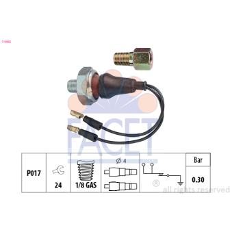 Indicateur de pression d'huile FACET OEM 8944537970 Indicateur de pression d'huile FACET OEM 8944537970