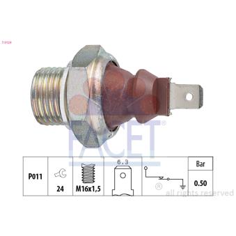 Indicateur de pression d'huile FACET OEM 047919081