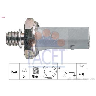 Indicateur de pression d'huile FACET 7.0134 pour AUDI A6 2.7 TDI - 163cv