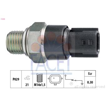 Indicateur de pression d'huile FACET 7.0181 pour FORD TRANSIT 1.5 DCI - 86cv
