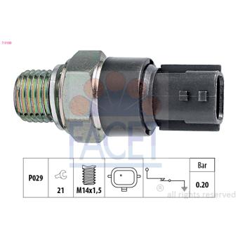 Indicateur de pression d'huile FACET [7.0189]