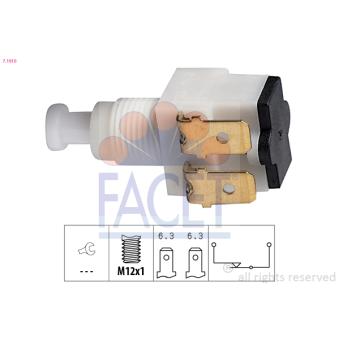 Interrupteur des feux de freins FACET [7.1010]