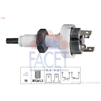 Interrupteur des feux de freins FACET OEM 5954516 Interrupteur des feux de freins FACET OEM 5954516