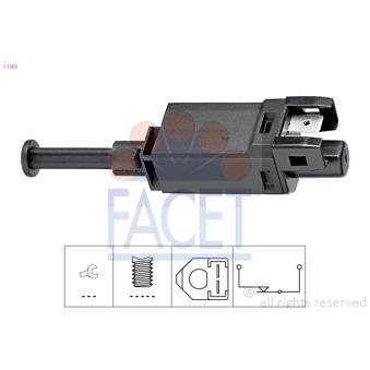 Interrupteur des feux de freins FACET 7.1055 pour VOLKSWAGEN PASSAT 1.8 16V - 136cv