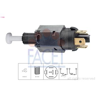 Interrupteur des feux de freins FACET 7.1065 pour OPEL CORSA 2.0 T - 150cv
