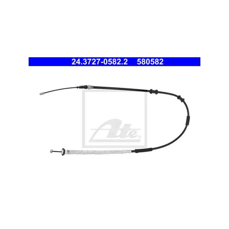 Tirette à câble, frein de stationnement ATE 24.3727-0582.2 - Visuel 1