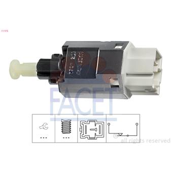 Interrupteur des feux de freins FACET OEM GA2A66490A