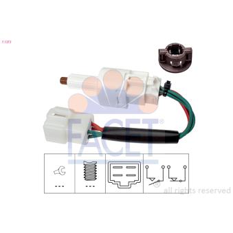 Interrupteur des feux de freins FACET 7.1273 pour OPEL AGILA 1.0 - 60cv