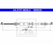 ATE 24.3727-0639.2 - Tirette à câble, frein de stationnement