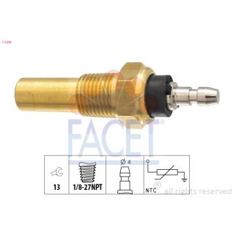 Sonde de température, liquide de refroidissement FACET 7.3208