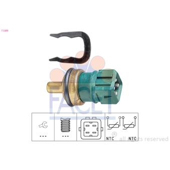 Sonde de température, liquide de refroidissement FACET OEM 078919501B