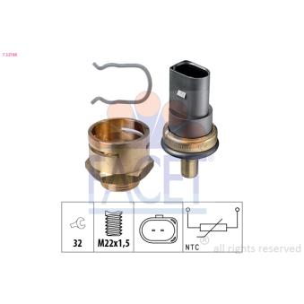 Sonde de température, liquide de refroidissement FACET OEM 6R0919501 Sonde de température, liquide de refroidissement FACET OEM 6R0919501