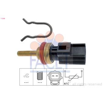 Sonde de température, liquide de refroidissement FACET 7.3346