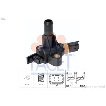 Sonde de température, liquide de refroidissement FACET OEM 71718201