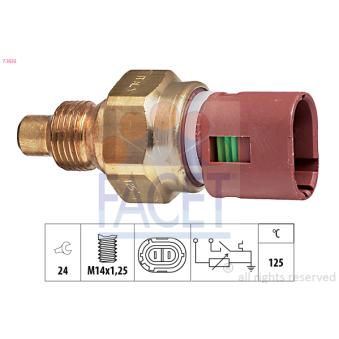 Sonde de température, liquide de refroidissement FACET 7.3532