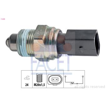 Contacteur, feu de recul FACET 7.6205 pour MAZDA 121 1.9 TDI - 110cv