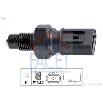 Contacteur, feu de recul FACET OEM 9386039002