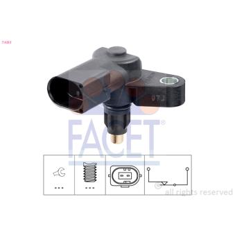 Contacteur, feu de recul FACET 7.6253 pour MERCEDES-BENZ CLASSE E E 200 CGI - 207.448)