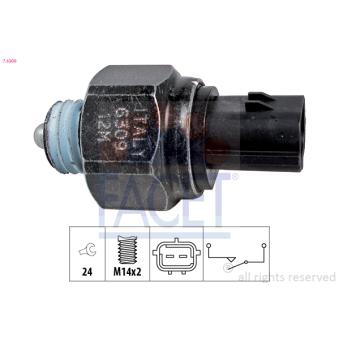 Contacteur, feu de recul FACET 7.6309 pour MINI MINI 1.6 CRDi 110 - 110cv