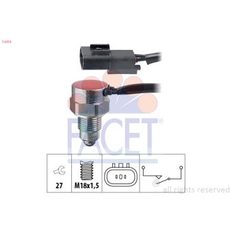 Contacteur, feu de recul FACET OEM 225762