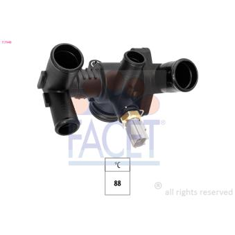 Thermostat, liquide de refroidissement FACET OEM 1731770