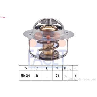 Thermostat d'eau FACET 7.7994S