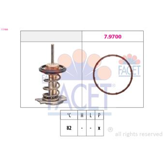 Thermostat d'eau FACET 7.7998