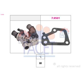 Thermostat d'eau FACET 7.8100