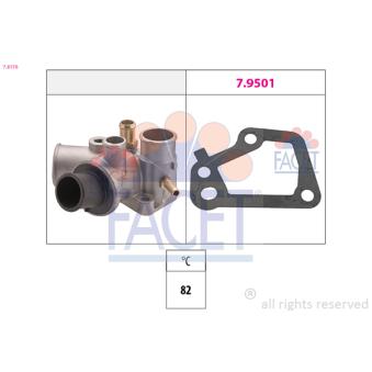 Thermostat d'eau FACET OEM 7718184