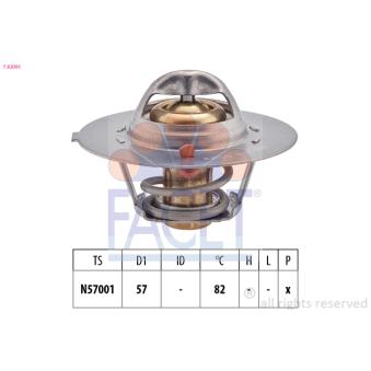 Thermostat d'eau FACET OEM 133747