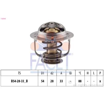 Thermostat d'eau FACET OEM 2120096012