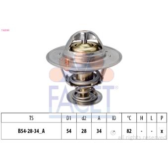 Thermostat d'eau FACET 7.8218S