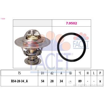 Thermostat d'eau FACET OEM 8822025