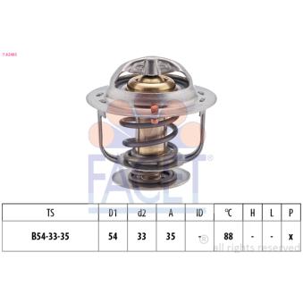 Thermostat d'eau FACET OEM 2550022200