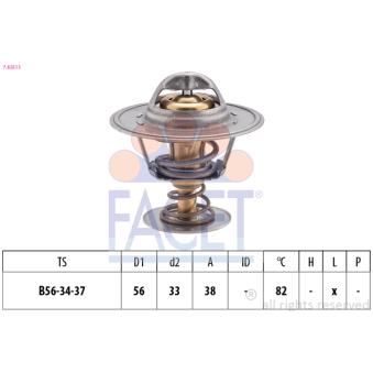 Thermostat d'eau FACET 7.8251S