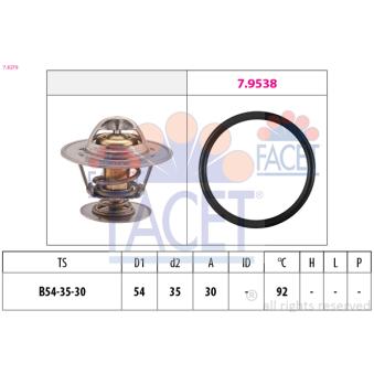 Thermostat d'eau FACET OEM 90067918