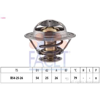 Thermostat d'eau FACET OEM 98463638