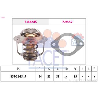 Thermostat d'eau FACET OEM 19301PLZD00