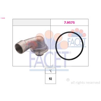 Thermostat d'eau FACET OEM 1338652