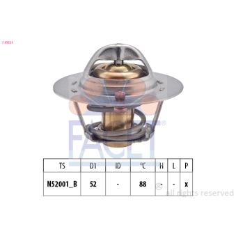 Thermostat d'eau FACET OEM 95WM8575AA
