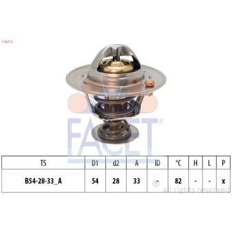 Thermostat d'eau FACET OEM 2550023001